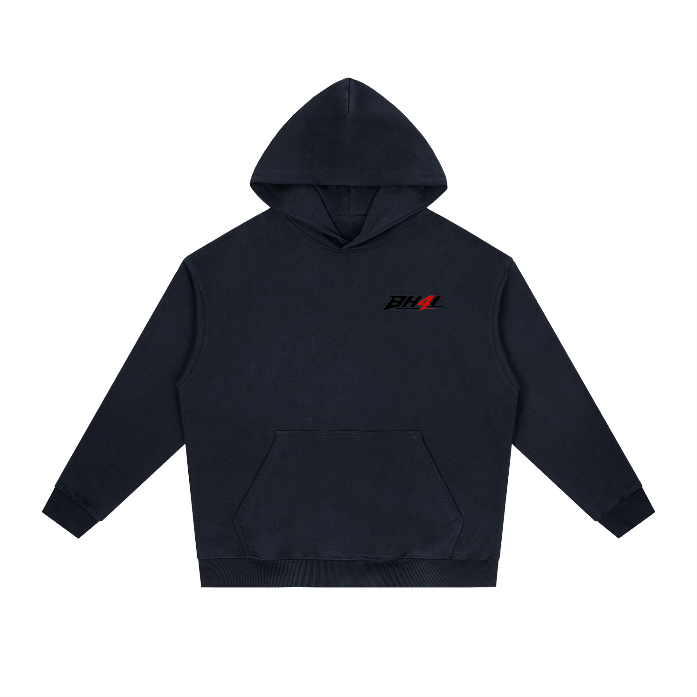 Black BH4L Logo Hoodie