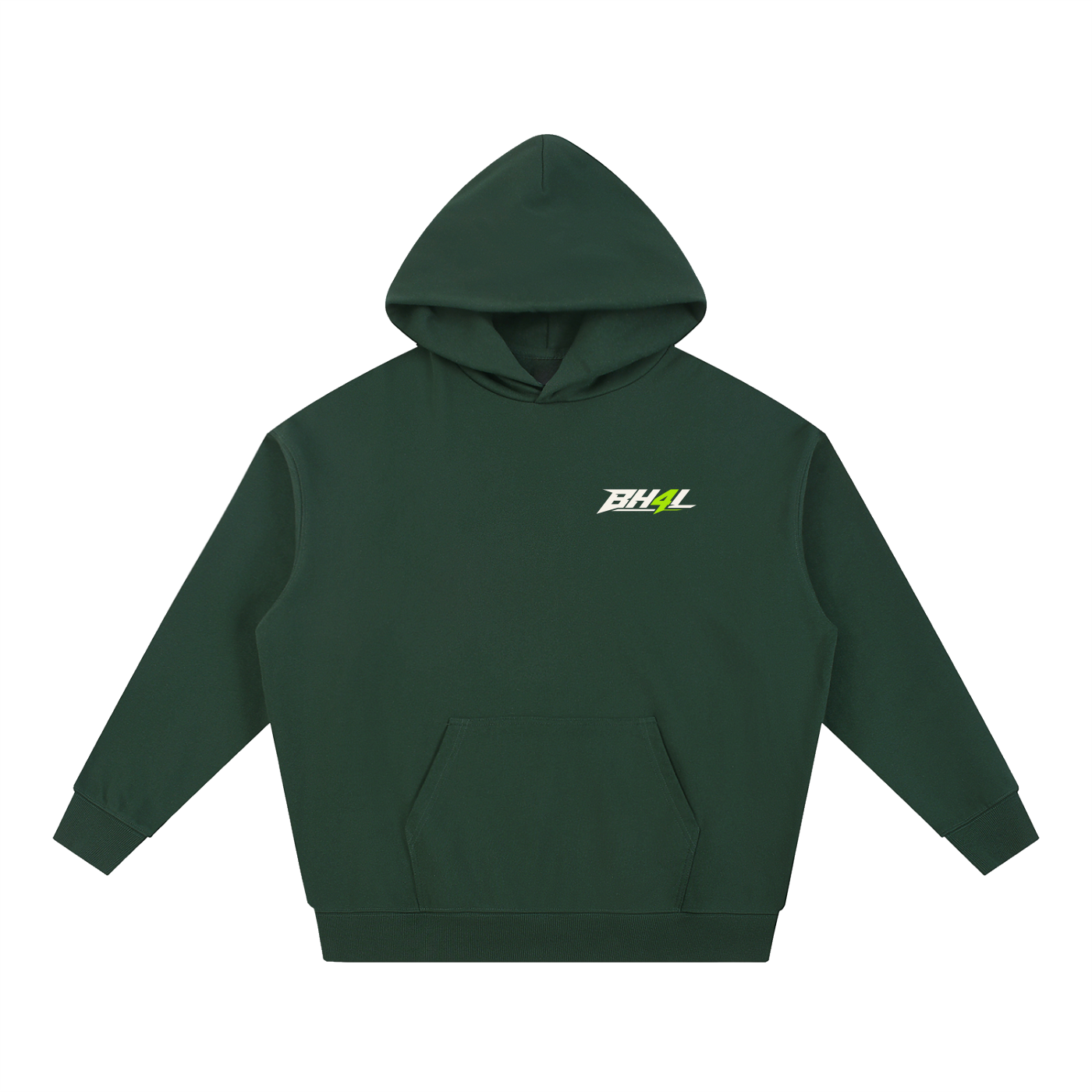 Green BH4L Logo Hoodie
